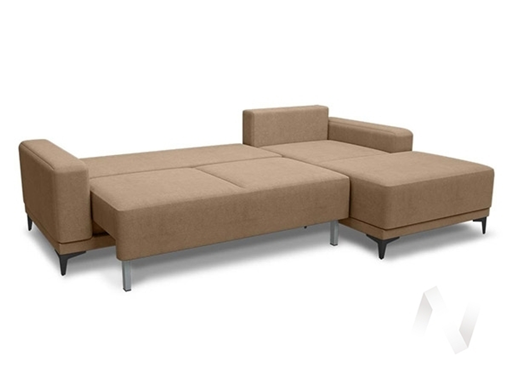 Диван угловой Капелла 2 (ДУ) правый LUMA 05 (бежевый)