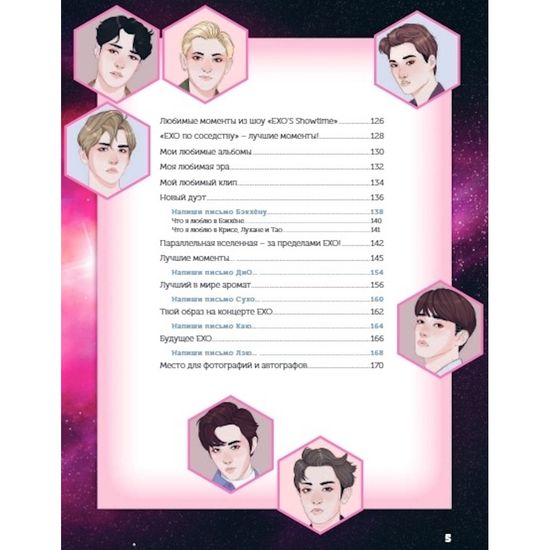 Книга EXO и я. Фанбук