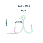 Крючки Saikyo тройн. ST66 № 5/0 (5 шт)