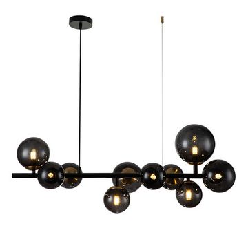 Подвесной светильник 10*G9 V000196 11018/10P Black черный/дымчатый Molecola Indigo