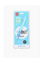 Ручка гелевая пиши-стирай Deli Pupal 0.5мм черная SA321black