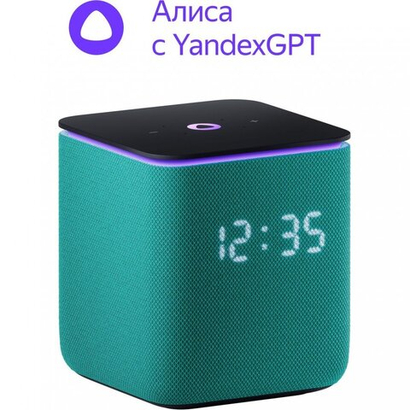 Умная колонка Яндекс Станция Миди с Алисой на YaGPT, с Zigbee, 24 Вт, изумрудная