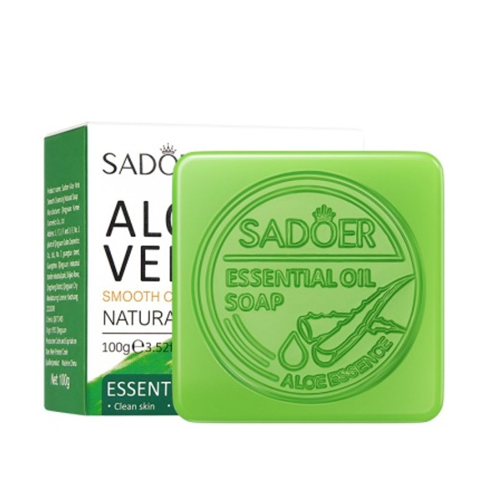 SADOER Мыло для лица и тела с экстрактом алое,скидка SADOER Мыло для лица и тела с экстрактом алое,скидка
