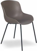 Стул пластиковый Papatya Globe-S ML, тортора