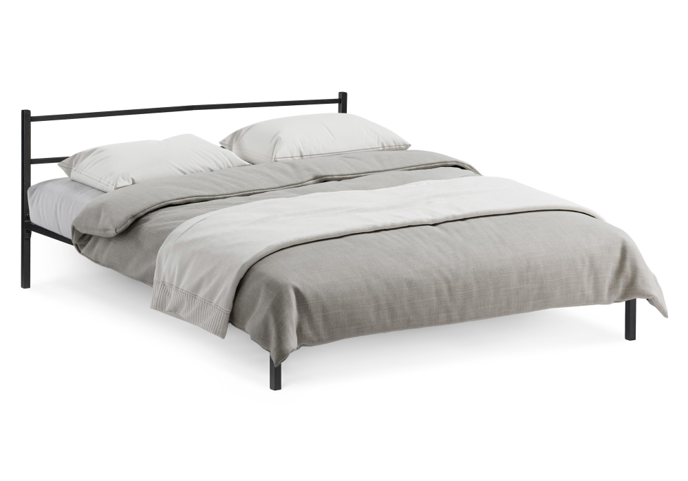 Полутораспальная кровать Фади 140х200 черная