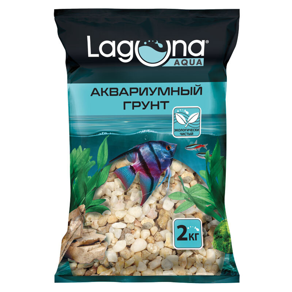 Грунт "Бежевый меланж", 3-5мм, 2кг, Laguna