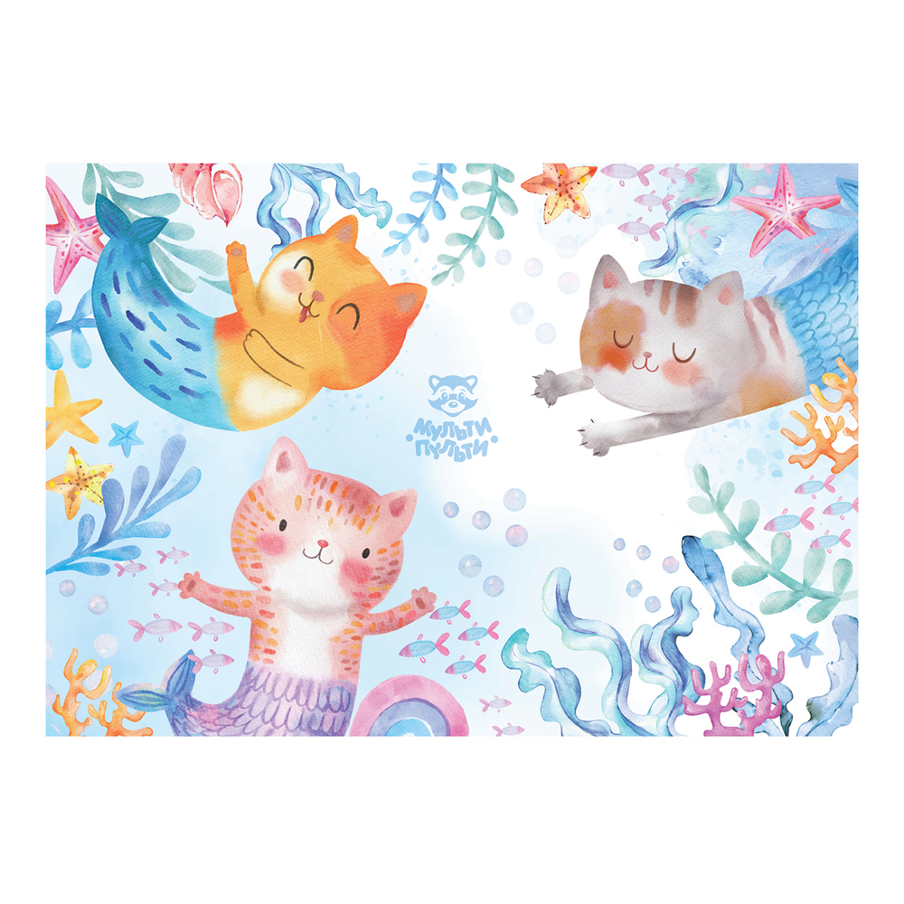 Клеенка для уроков труда Мульти-Пульти "Которусалки", 35*50см, ПВХ CH_50229