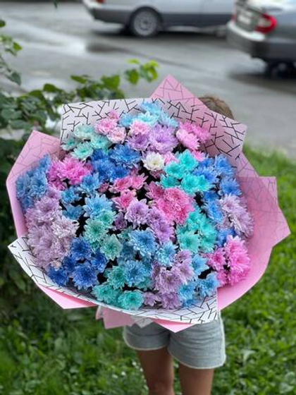 Букет хризантем Гигант М