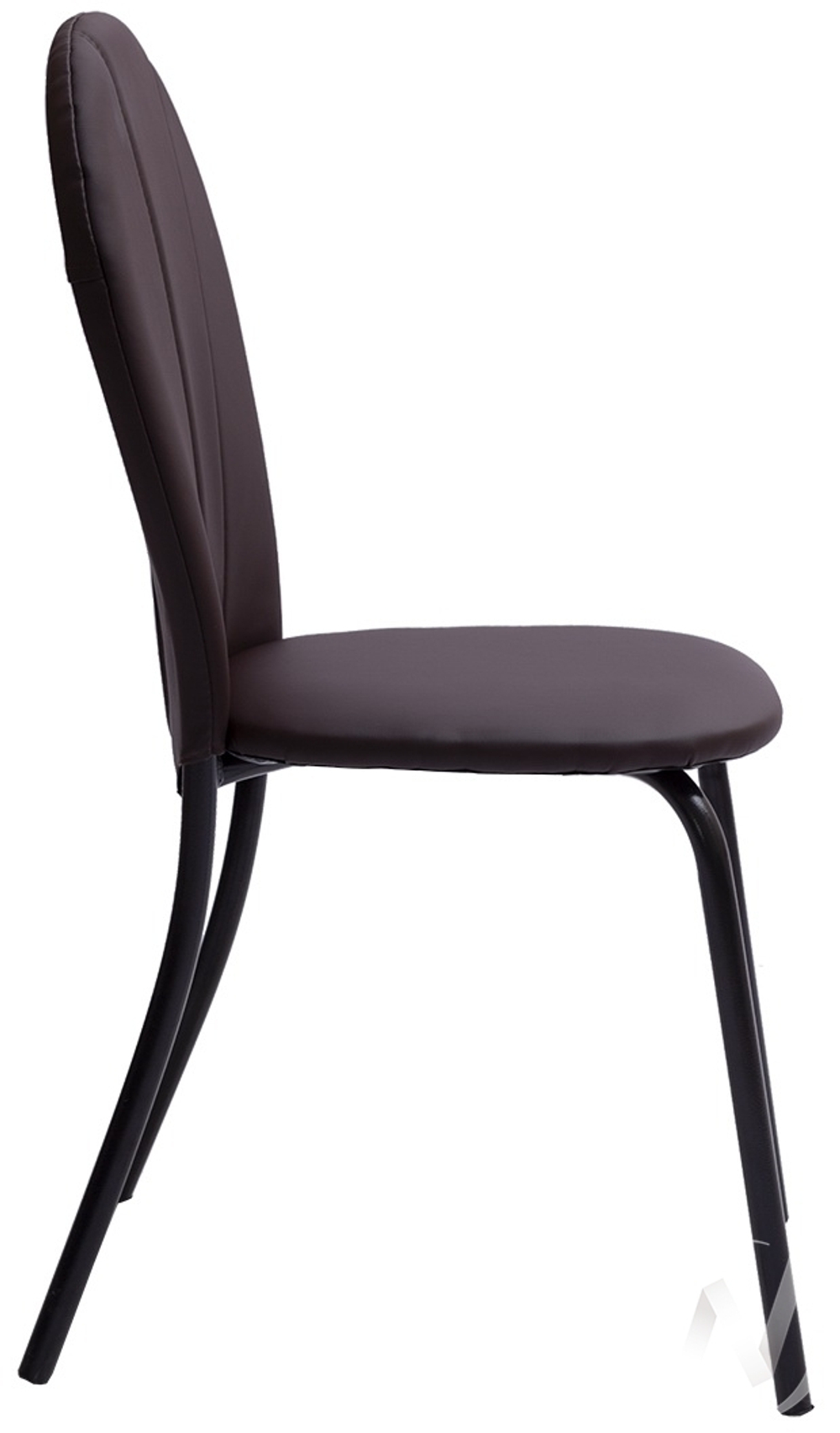 Стул Венеция 3 М (Н) (металлокаркас черный/кожзам черный)