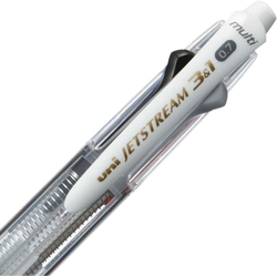 Многофункциональная ручка Uni Jetstream Multi 3&1 прозрачная