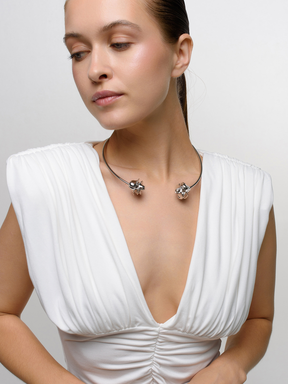 Обруч "Rose" Silver