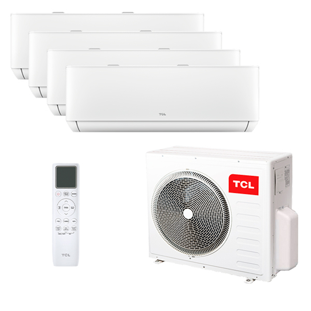 Мультисплит система на 4 комнаты TCL TACM-10HRID/TP x 4 / TACM4O-32HID