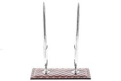 Офисный набор из кожи люкс Баланс цвет FG Brown /черный 6 предметов