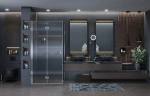 Душевой уголок Ambassador Diamond 12011106 100x100 стекло прозрачное/профиль хром