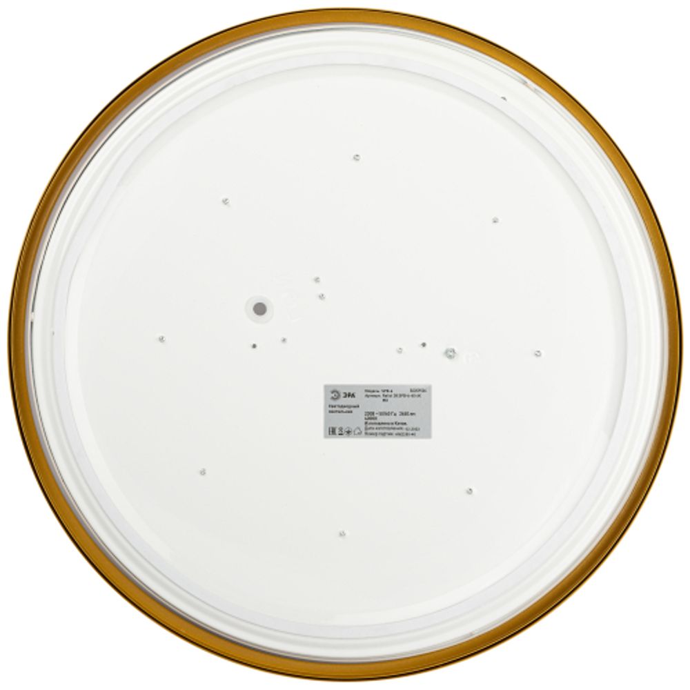 Светильник потолочный светодиодный ЭРА Классик без ДУ Relict 38 SPB-6-40 4К MG 40W 4000K Золото | Светильники SPB-6 без ДУ