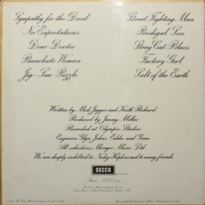 The Rolling Stones / Beggars Banquet (LP)