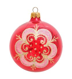 Элита НФШ-1248/1 Ел.украшение Шар «Снежинка» 85 мм