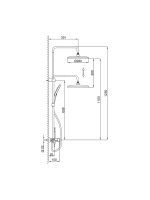 Душевая система с тропическим душем Frap F24201-9