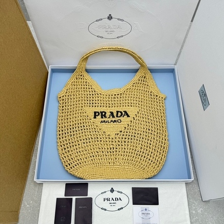 Prada Crochet Tote Bag