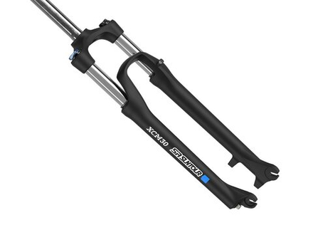 Вилка 27.5"SF20-XCM HLO DS 27.5" шток 1-1/8", ход 120мм, чёрная, стальная регулируемая пружина, бло