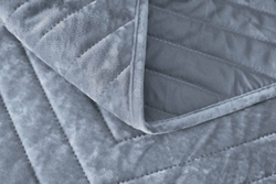 Покрывало 240x260 Sofi De MarkO Фернанд серо-голубой