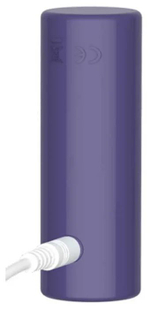 Синий мастурбатор с вибрацией Vertical Attack (Цвет: синий)