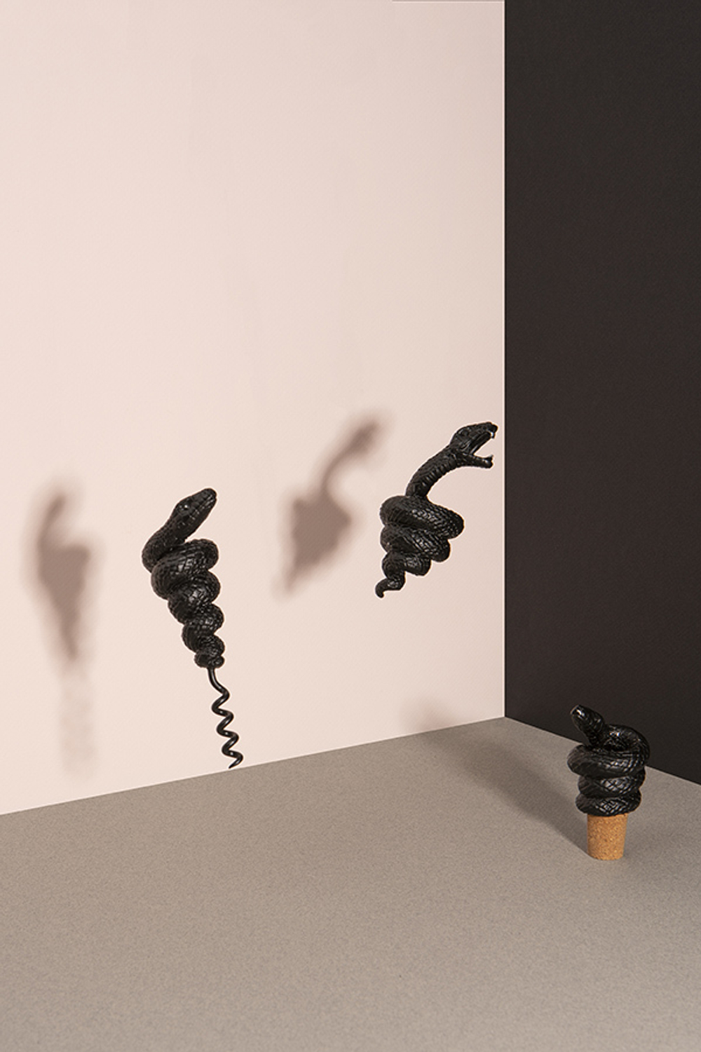 Пробка для бутылок mamba, черная