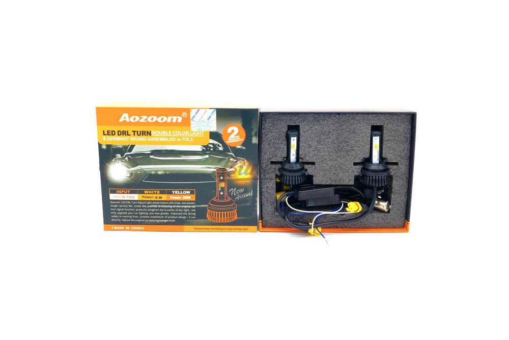Aozoom ДХО+Поворотник 2в1(1156/7440) 12в два цоколя