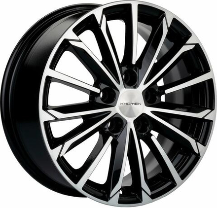 Khomen 1611 6.5x16 5x114.3 ET 43 Dia 67.1 (черный)