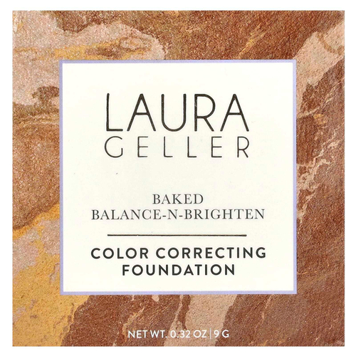 Laura Geller, Baked Balance-N-Brighten, тональный крем для коррекции цвета, 0006027B Tan, 9 г (0,32 унции)