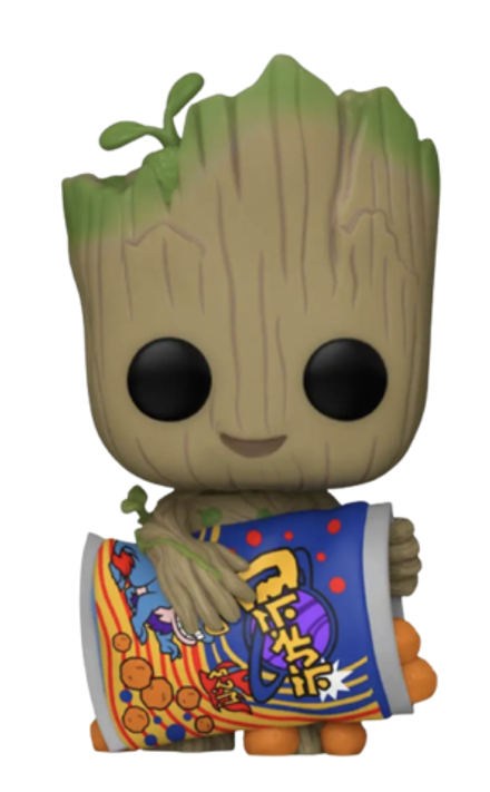 Фигурка Funko POP! Bobble Marvel I Am Groot Groot With Cheese Puffs