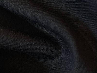 Дублерин трикотажный, ш. 150 см, 50 г/м2, чёрный
