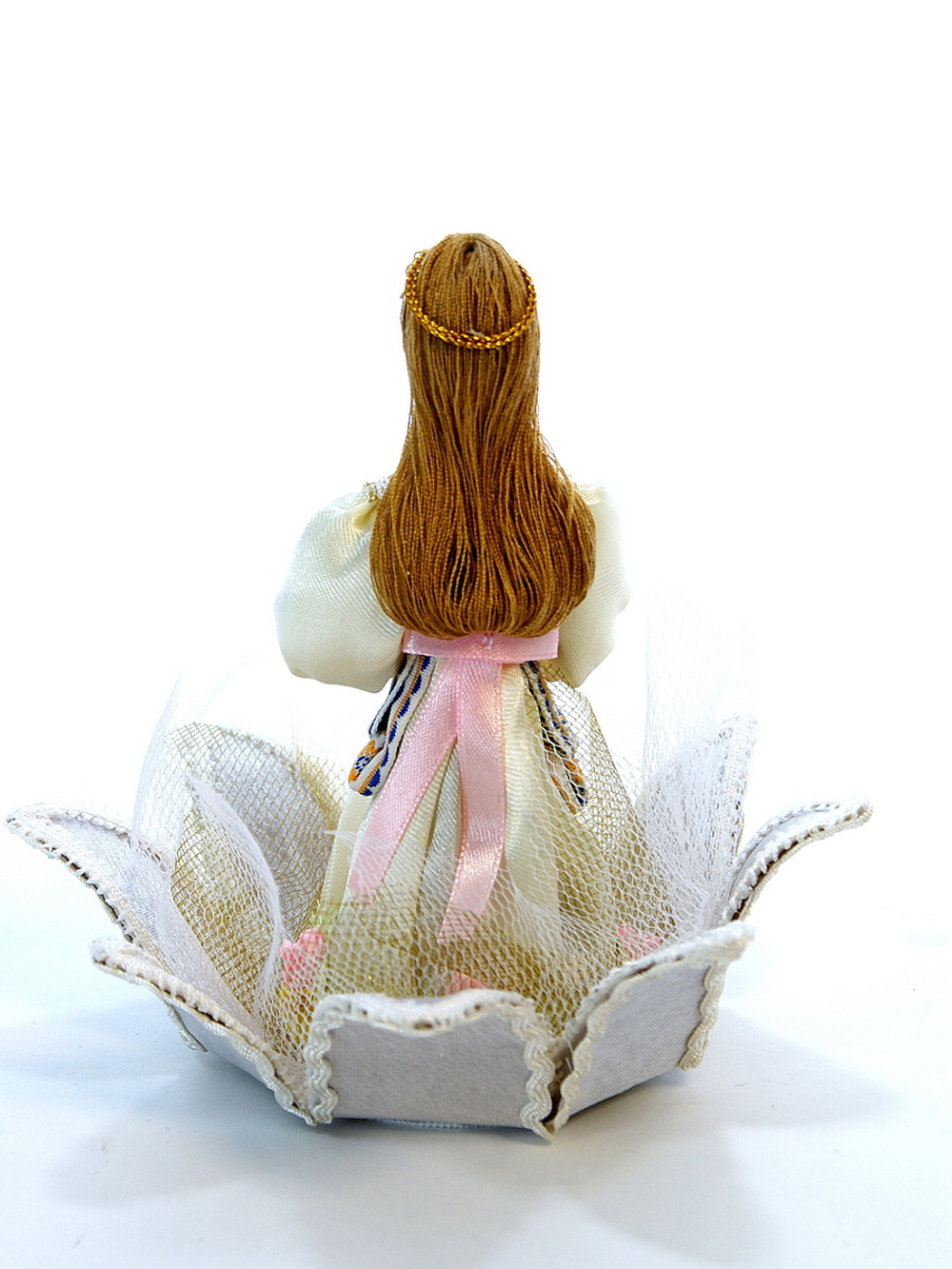 Кукла интерьерная Дюймовочка на лилии