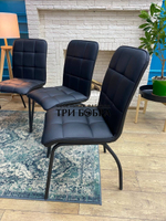 Стул «ЛОРД» черный экокожа