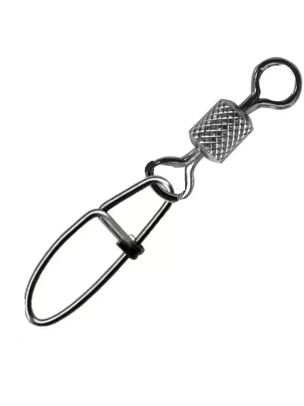 Карабин с вертлюгом для рыбалки SY-3025 №02 (упк. 8 шт.)