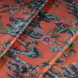 Наволочка 50x70 Mollen Заря розово-коралловая шелковая