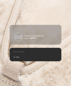 OYSHO Ботинки из искусственного меха и спилка на шнуровке, бежевый