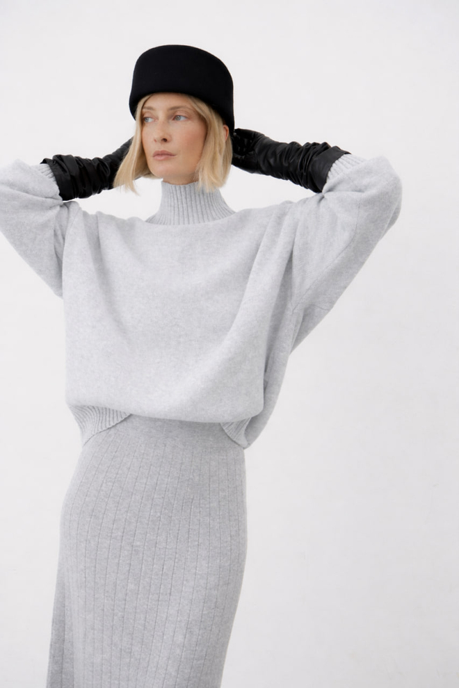 Свитер арка с кашемиром