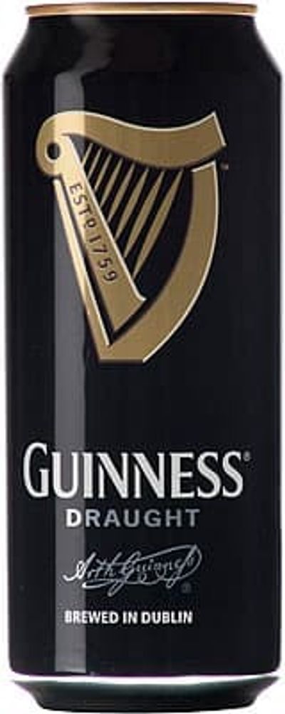 Пиво Гиннесс Драфт / Guinness Draught 0.44 - банка