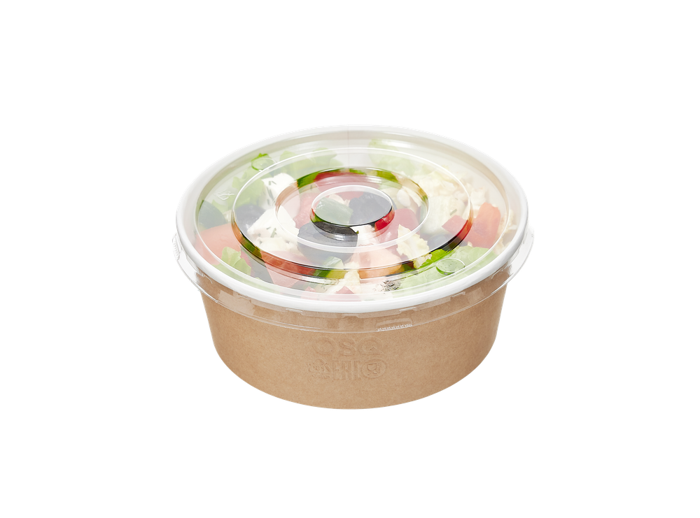 Круглый контейнер OSQ Round Bowl Крышка Flat Lid 750 (270 шт./кор.)