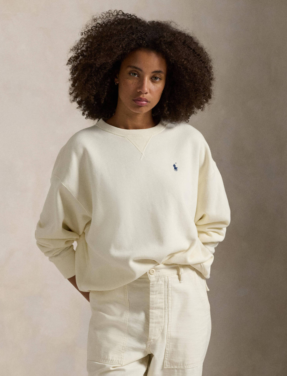 Худые BUBBLE POLO RALPH LAUREN - кремовый(211936820)