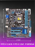 Материнская плата ASUS P8H67-M LX. Товар уцененный