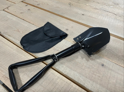 Саперная складная лопата, 58 см, черный ( 1 шт.)