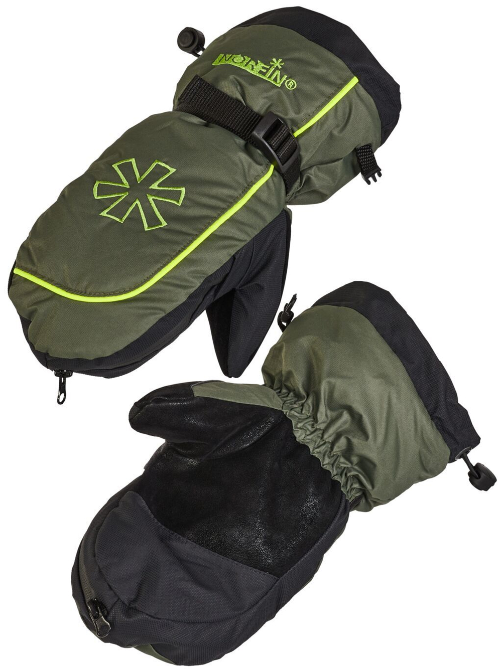 Перчатки Norfin COMFORT ZIP GREEN, размер L