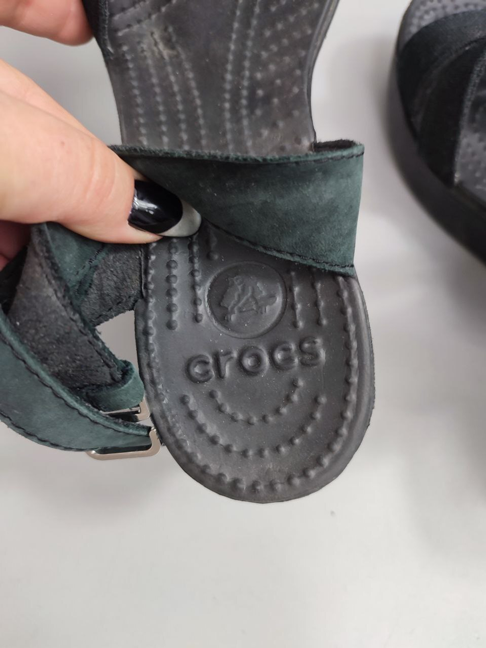 Босоножки Crocs  кожаные 36 размер