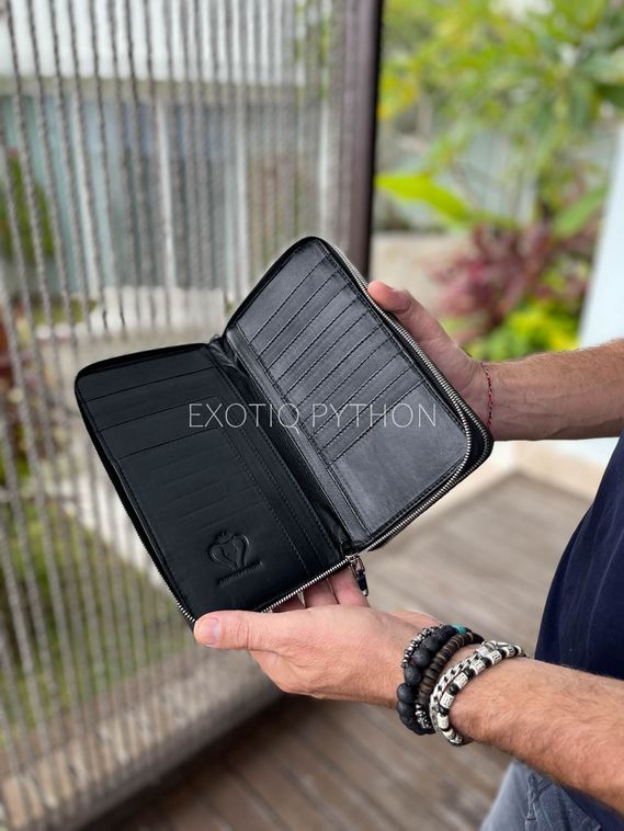 Мужское портмоне из кожи крокодила WA-188