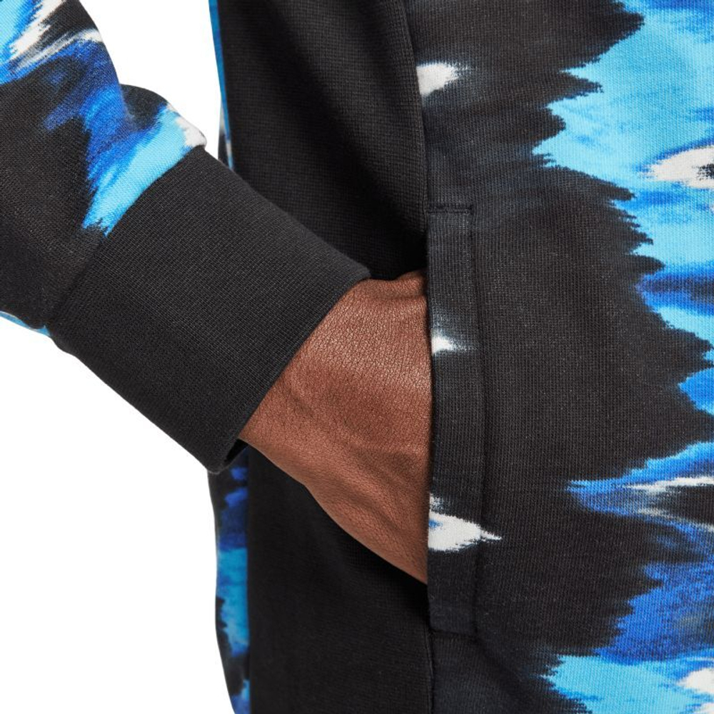 Мужская теннисная кофта Nike Court Fleece Tennis Hoodie - baltic blue