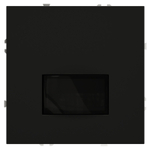 Датчик движения встраиваемый VOLTUM S70, (черный матовый)