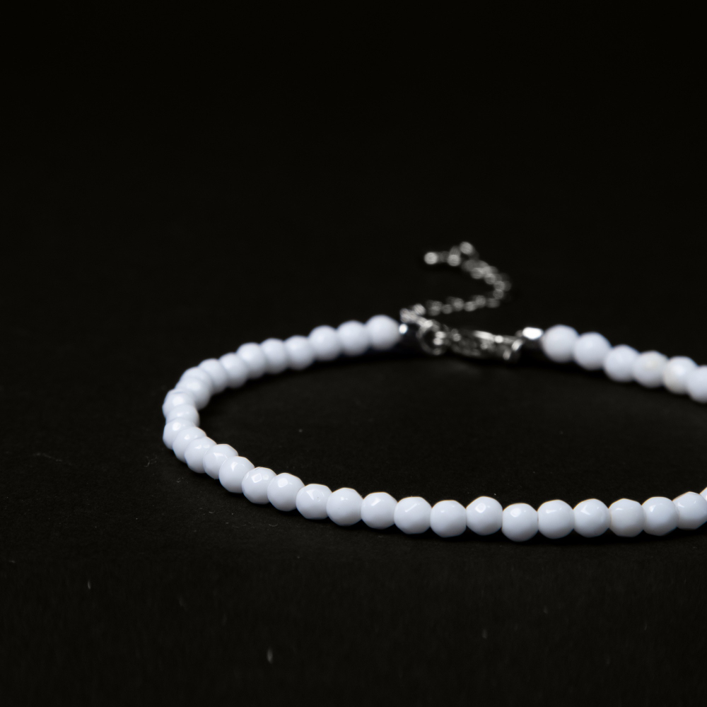 Браслет на ногу Facets WHT