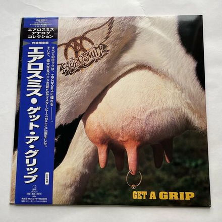 Винтажная виниловая пластинка LP Aerosmith Get A Grip (Япония 1997) (Оби)